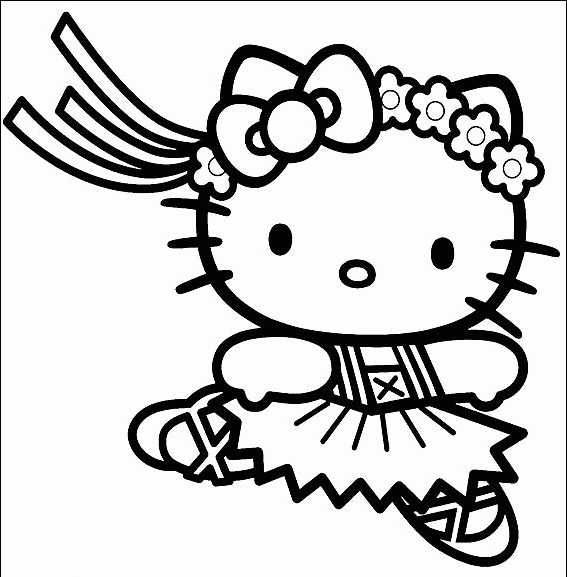Hello Kitty kolorowanki